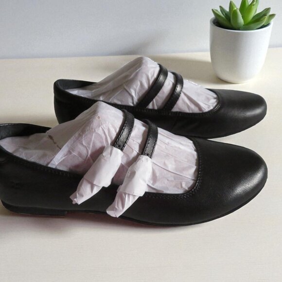 FRYE - Carson Multi Mary Jane Flats -Black - Women Size 8 - New in Box - Picture 15 of 16